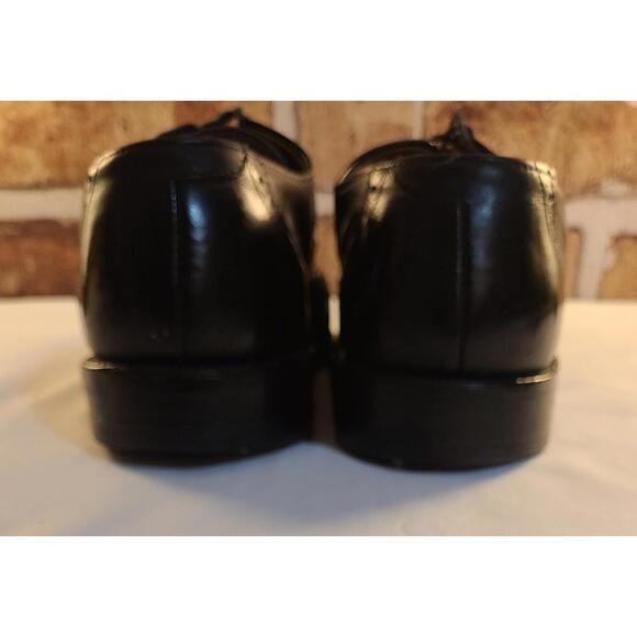 Allen Edmonds Chester Oxford Dress Shoes Mens Sz 7.5D Black Leather Wingtip GUC - Picture 5 of 12